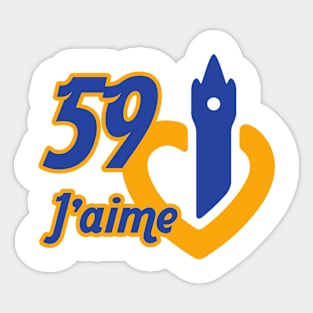 59 J'aime Sticker